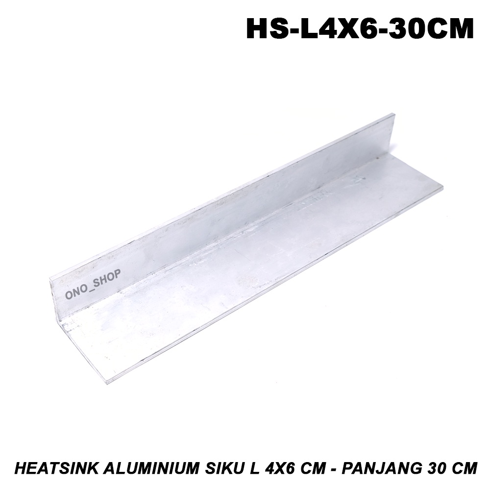 Heatsink Aluminium Siku L 4x6 cm - Panjang 30 cm
