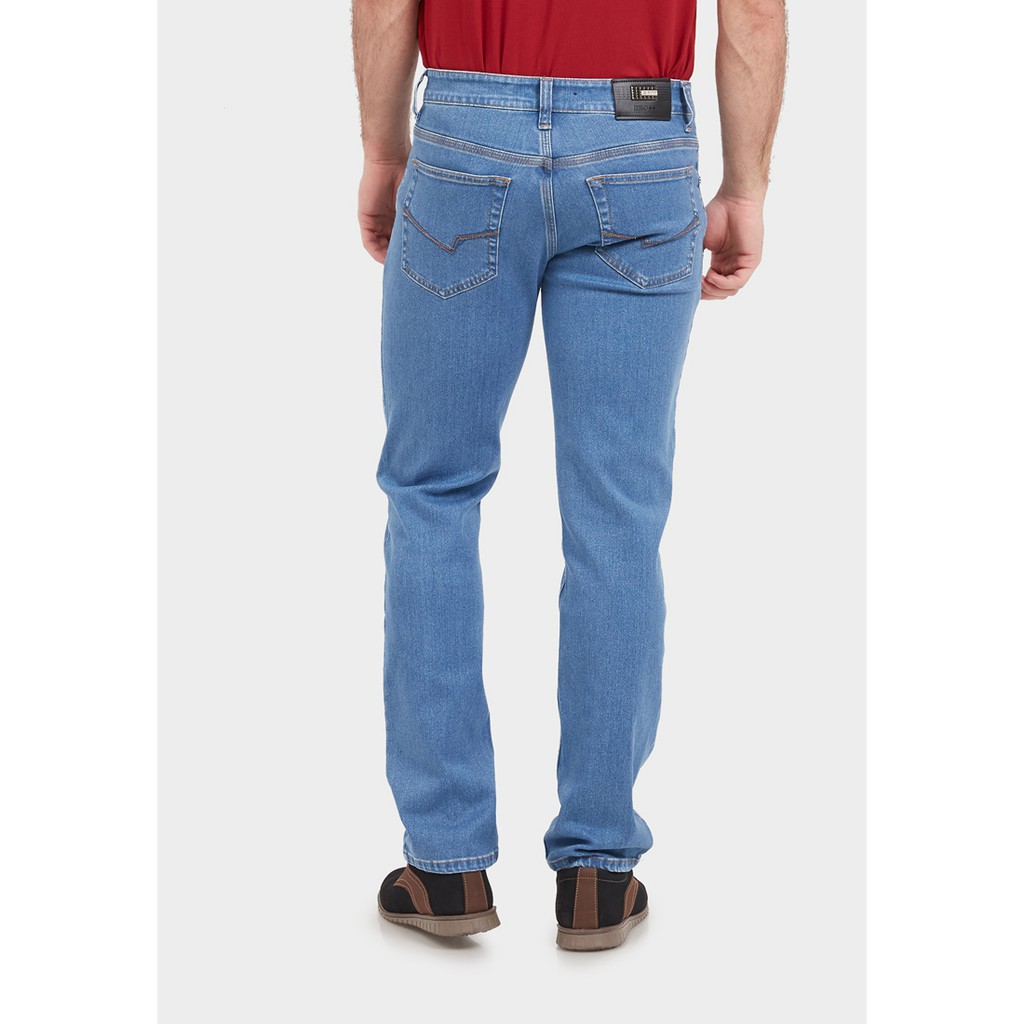 JBBoss Celana Panjang Jeans Polyring Stretch Regular Fit (Blue) / Ramayana Jatinegara