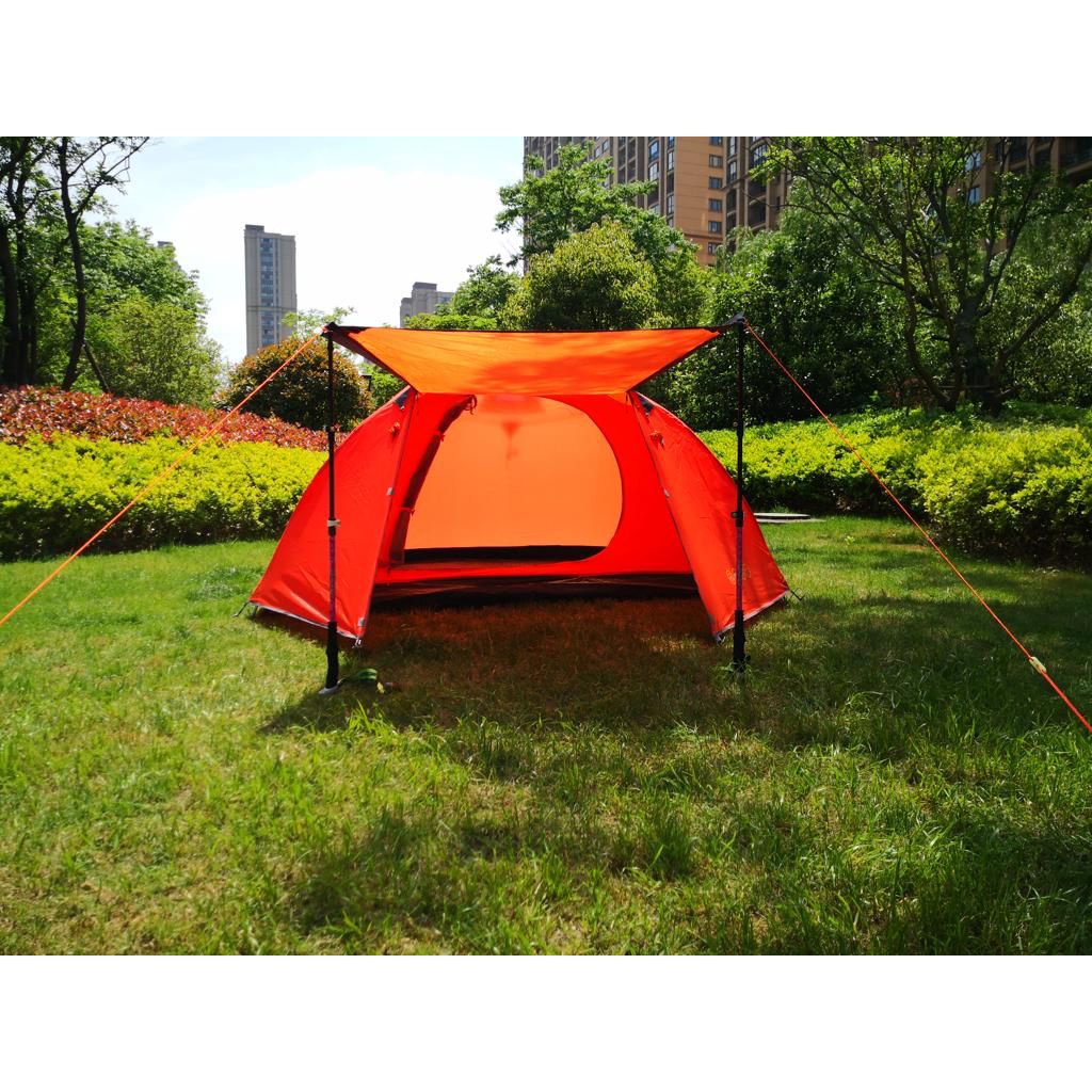 Tenda Camping Java 4 Pro Borneo 4 Orang Frame Fiber Tendaki NSM 4 Orang Kapasitas 4 - 5 Orang