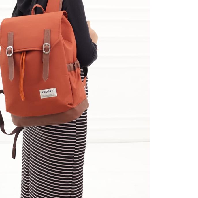 ♩ Ransel Wanita Escortbags Tas Laptop Ransel Laptop 14 inch ℮