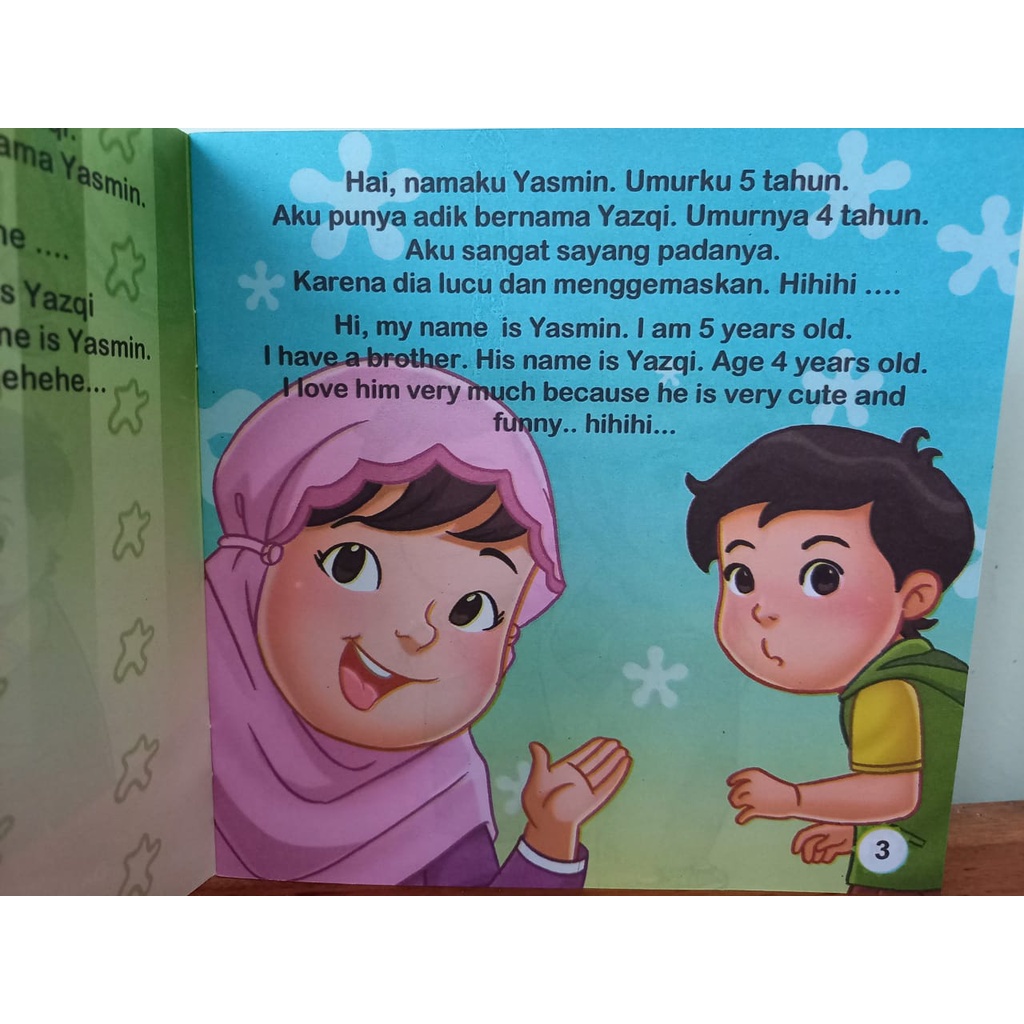 Buku Cerita Seri Anak Muslim Paud - Bilingual Full Color