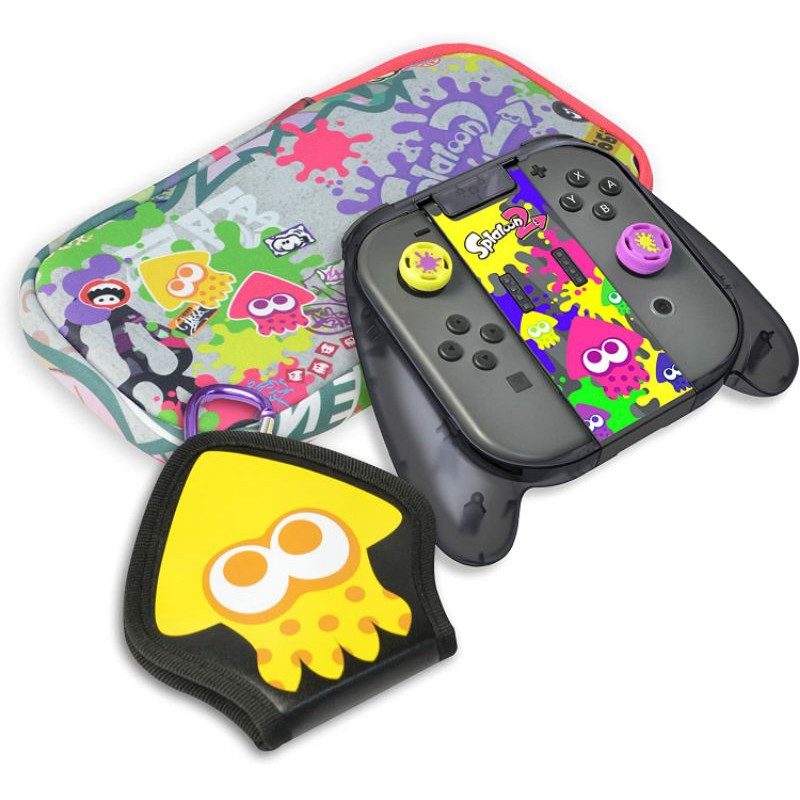 HORI Splatoon 2 Deluxe Splat Pack with Squid Trigger Grip Officially Licensed - Nintendo Switch