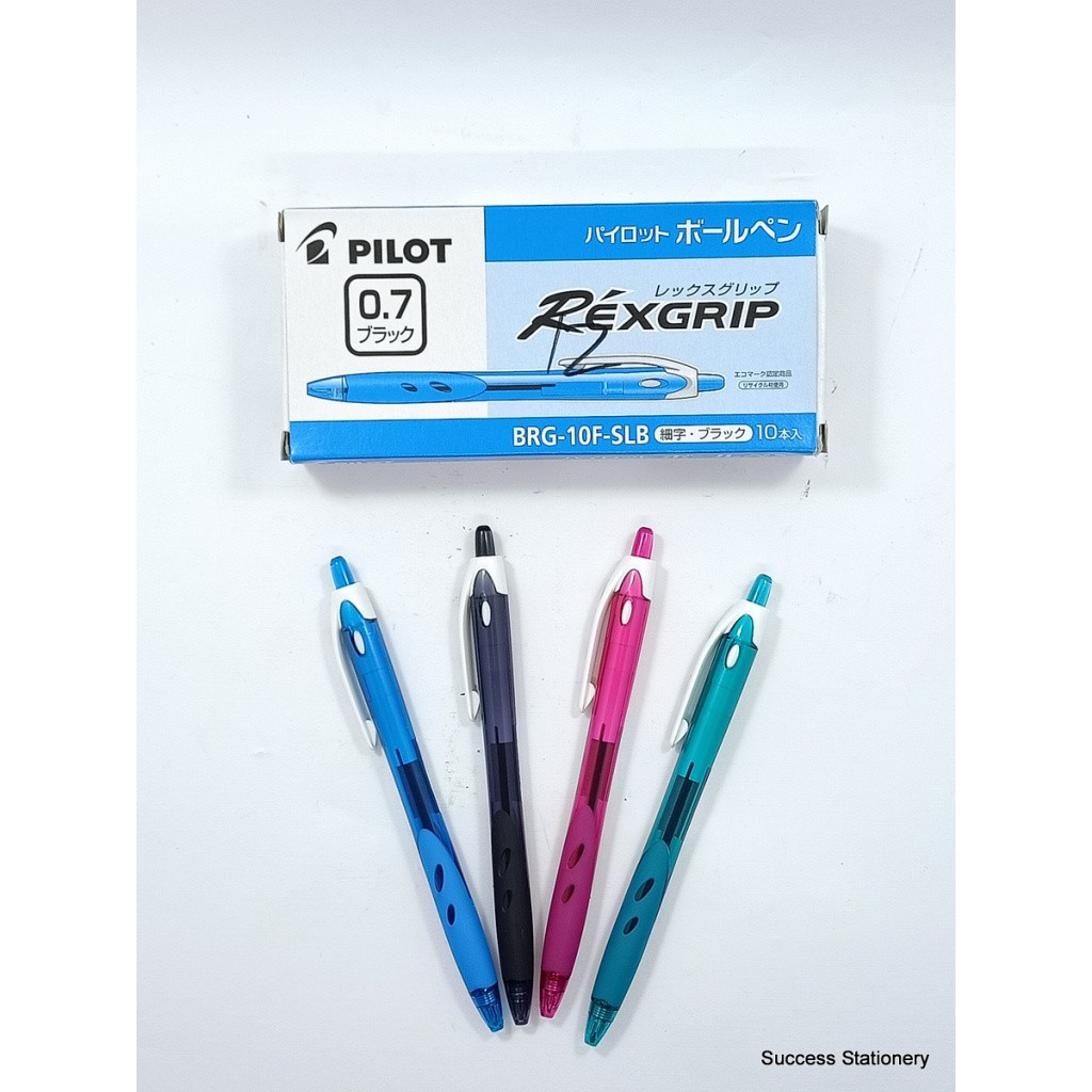 

PILOT PEN BRG 10F REXGRIP 0.7 Tinta hitam