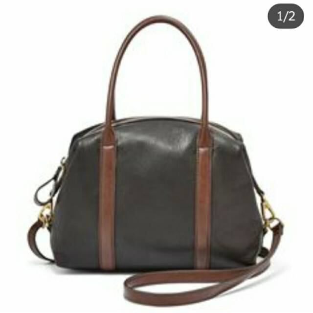 Fossil Charley Satchel Black