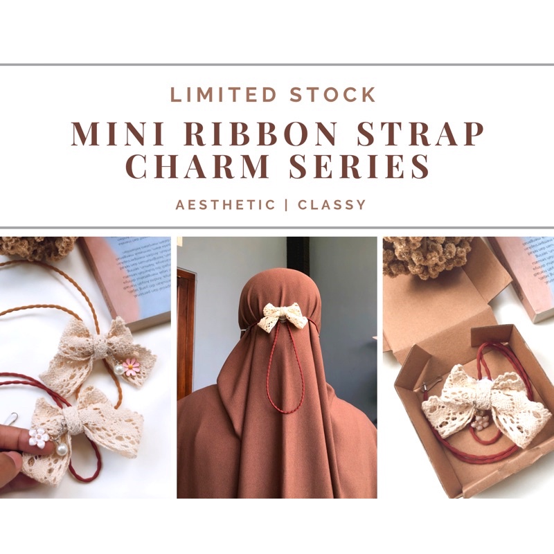 Charm Edition Mini Konektor Masker Pita Lace Korea/ Strap Vintage Renda Sailor Bow