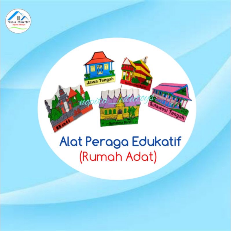 Alat Peraga Edukatif~Maket Rumah adat
