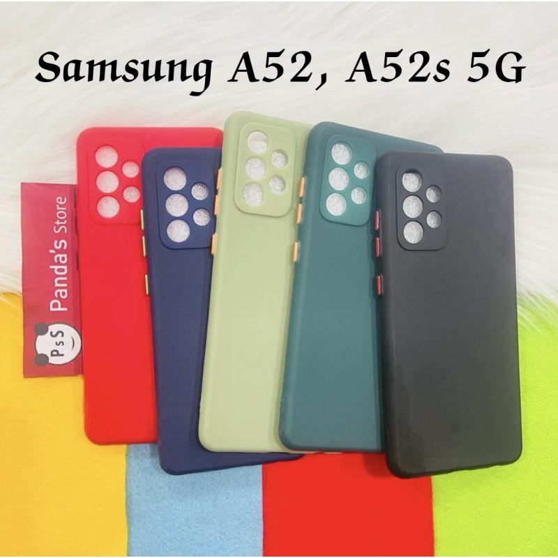 Case Samsung A52 , A52s 5G Babycase + Pelindung Kamera, Makaron Full Color (PsS)