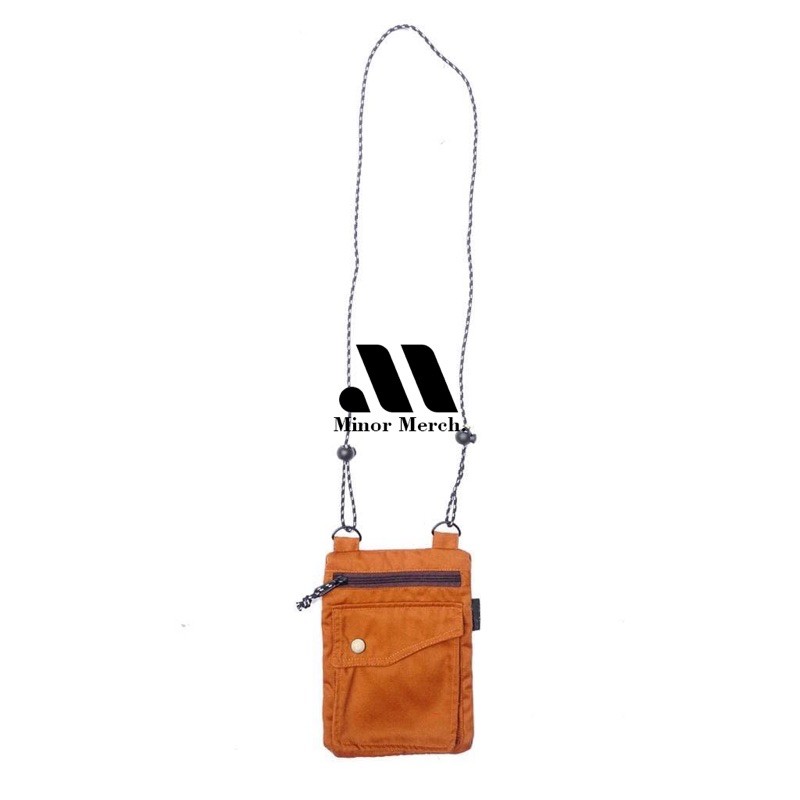 Tas Hp mini selempang gantung leher hanging wallet tempat kartu atm minor polos HP05 kanvas