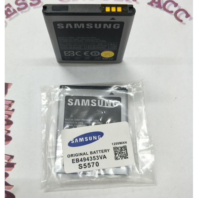 Battery Batre Baterai Samsung S5570 GALAXY Mini S5282 EB494353VA S5330 S5232