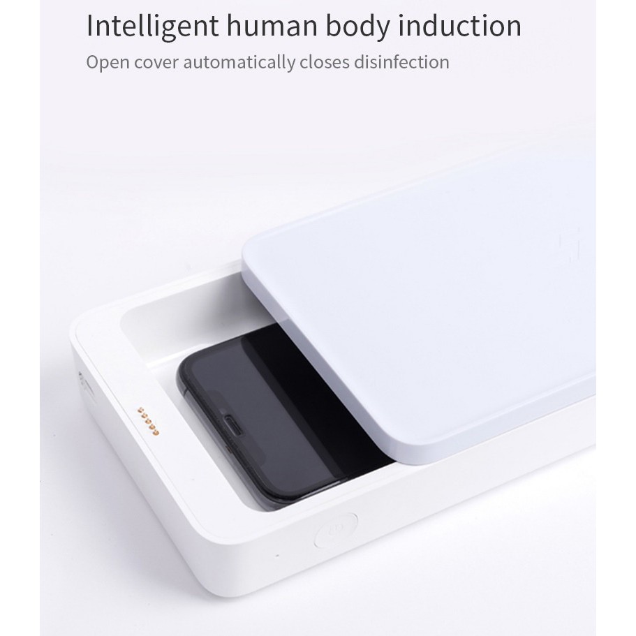 XIAOMI FIVE - UVC Sterilization Box with Wireless Charger - YSXDH001WX - Kotak Steril Multifungsi