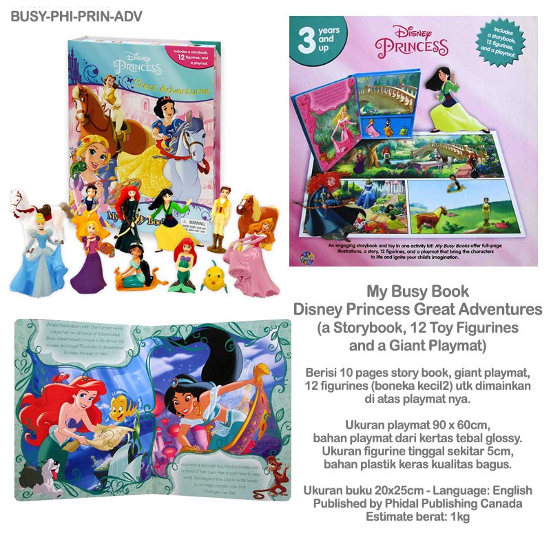 My Busy Book Disney Princess Great Adventures