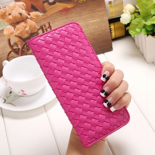 Dompet Wanita Impor Panjang Tipis ANYAM Matte Womens Batam Long Walet