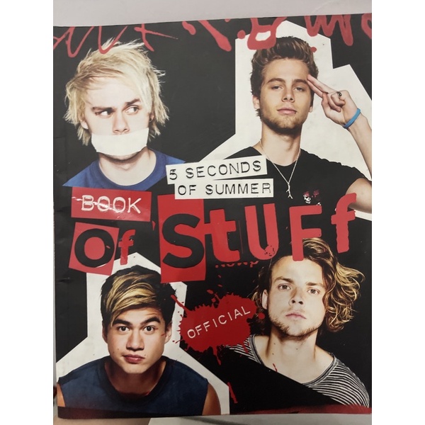 5sos official book - 5 seconds of summer book of stuff