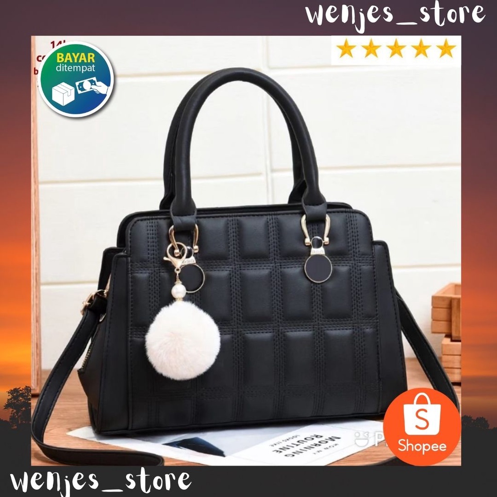 TAS SELEMPANG WANITA KOTAK TAS WANITA KEKINIAN TAS WANITA ARISAN TAS WANITA LIBURAN TAS IMPORT