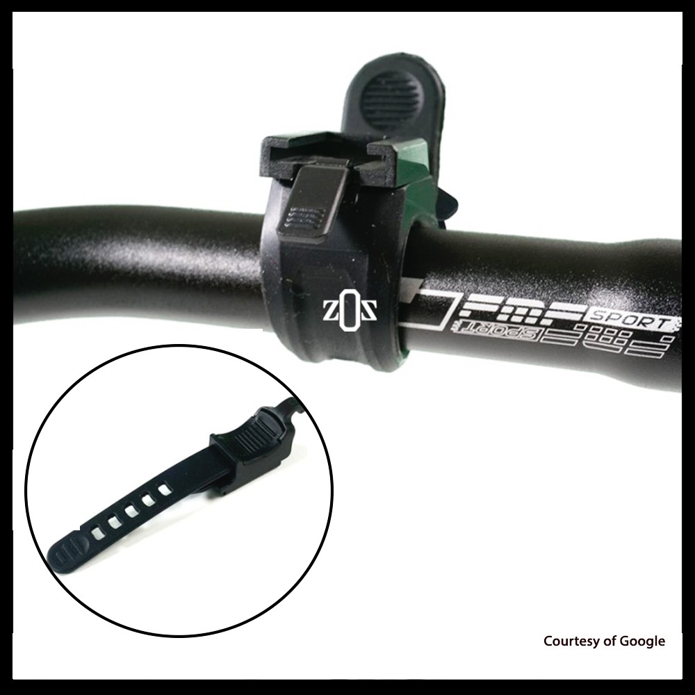 Strap Tali Holder Penahan Bracket Senter Flashlight Sepeda Rockbros