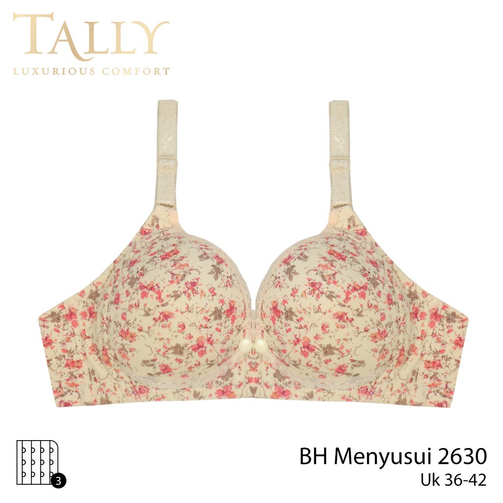 TALLY | BRA MENYUSUI / NURSING BRA BUKAAN DEPAN ART W80 POLOS | 2630 BUNGA