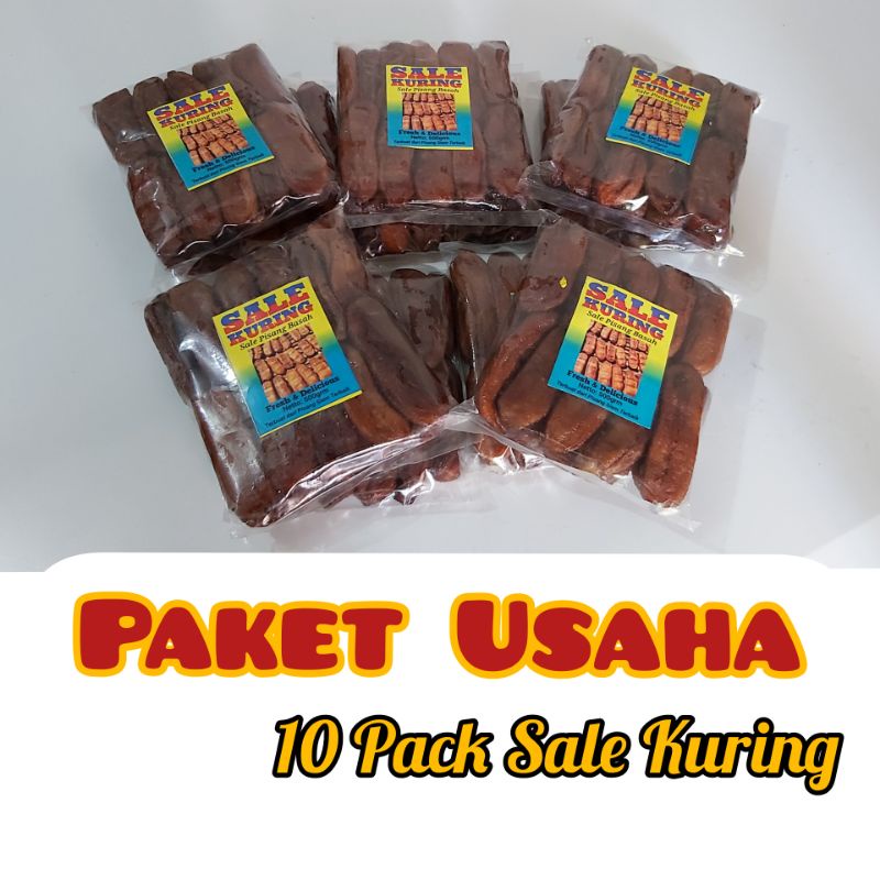 

Paket Sale Kuring Pisang Siem 10 Pack 500gr Grosir Manis Legit Khas Bayah