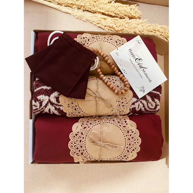 

Hampers mukena sajadah premium | lebaran | hadiah | nikahan | ulang tahun | wisuda | hampers lebaran
