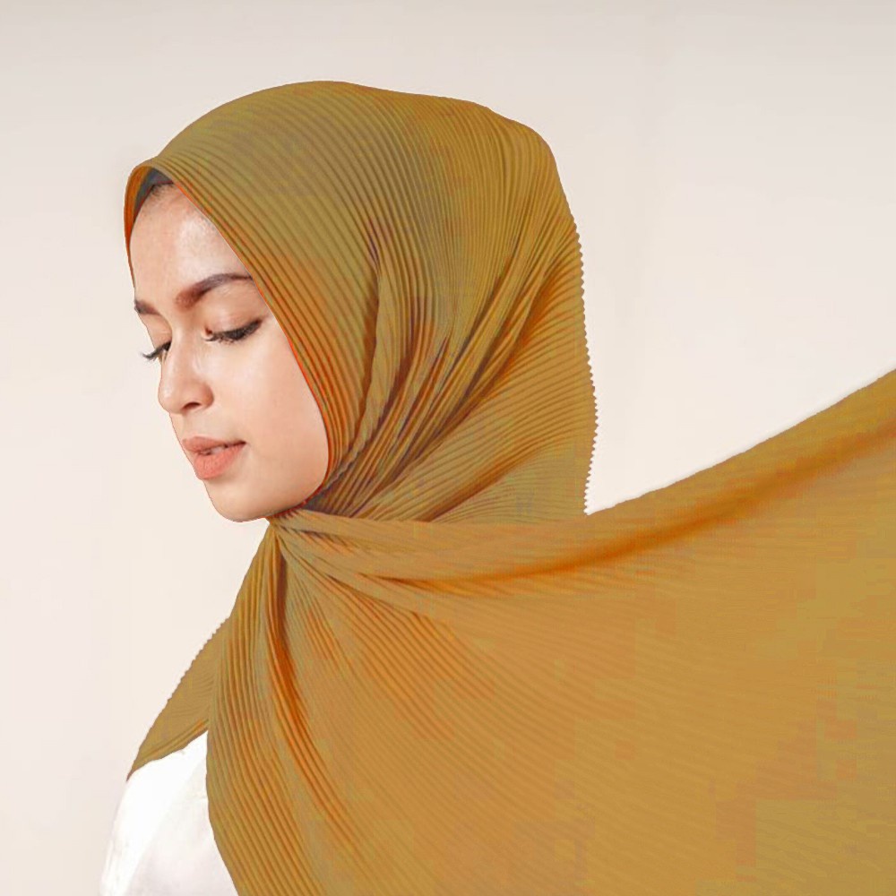 PASHMINA PLISKET CERUTTY BABYDOLL / PLEATED SHAWL