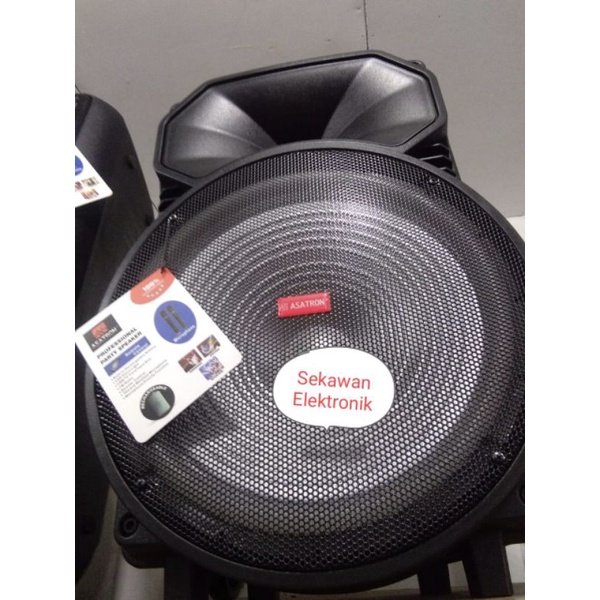 SPEAKER AKTIF ASATRON 15 INCH 15" PORTABLE AC MILAN PORTABLE