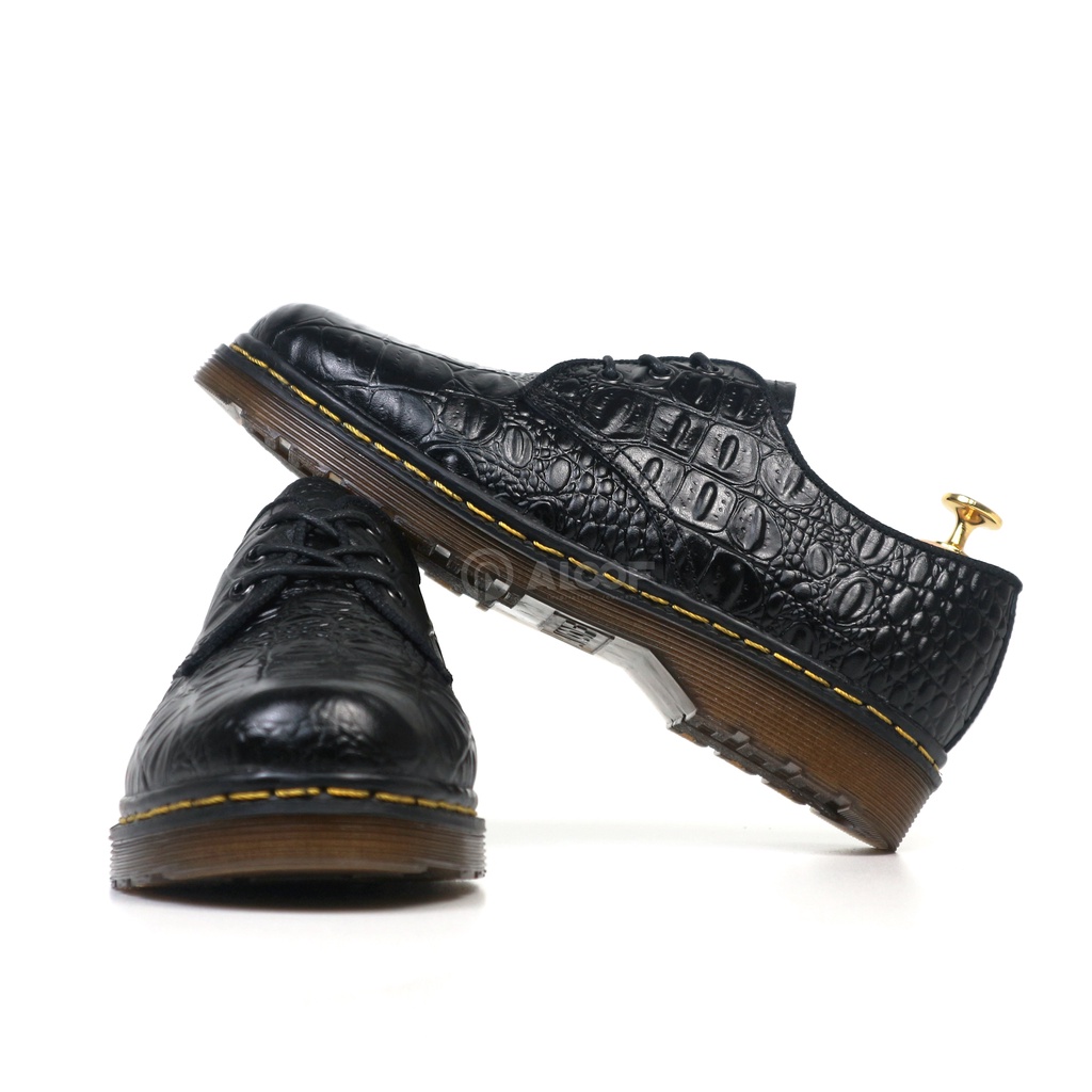 Aloof CROCO - Sepatu Derby Kasual Pria Docmart Kulit Original Indonesia