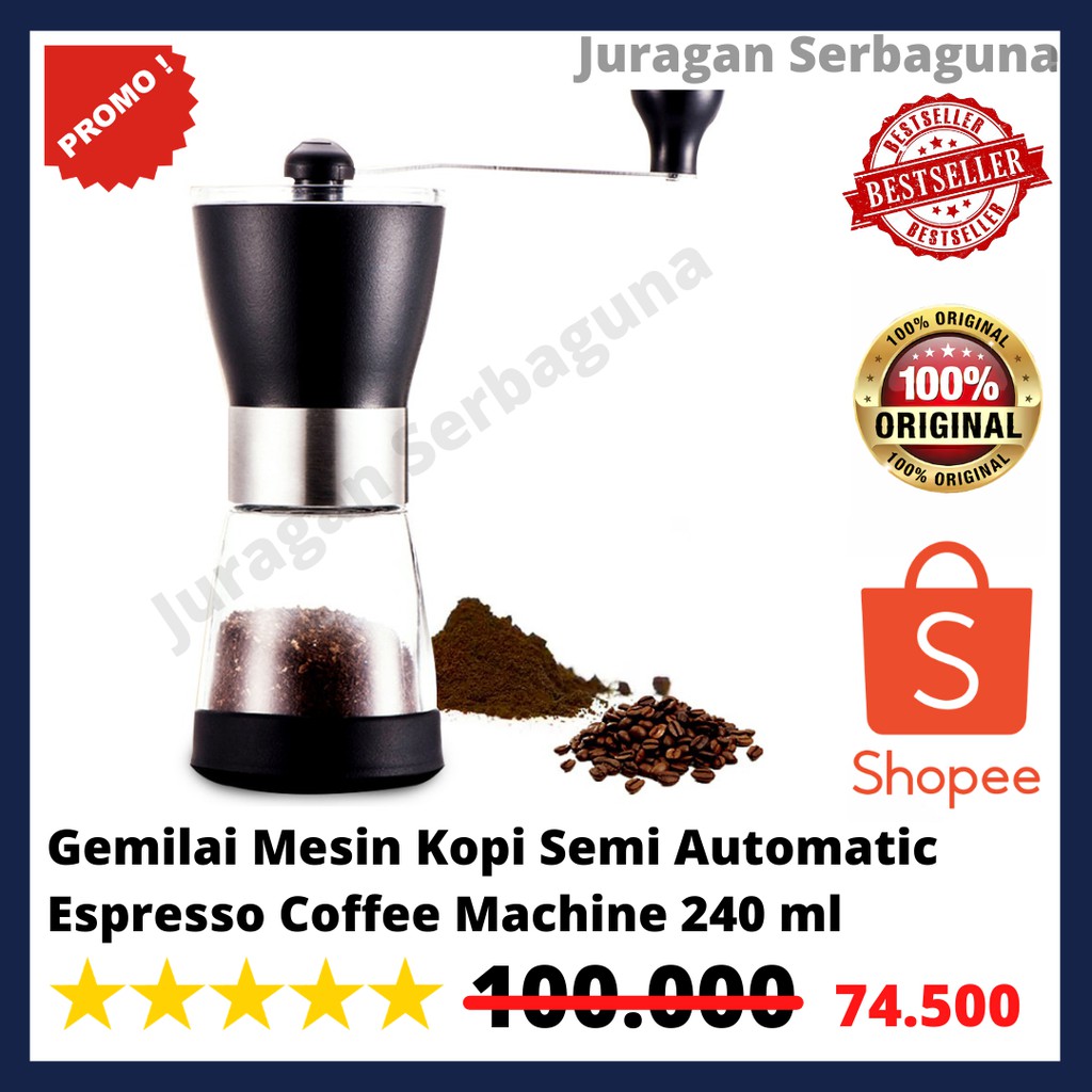 Homadise Alat Penggiling Kopi Manual Coffee Grinder / Manual Grinder