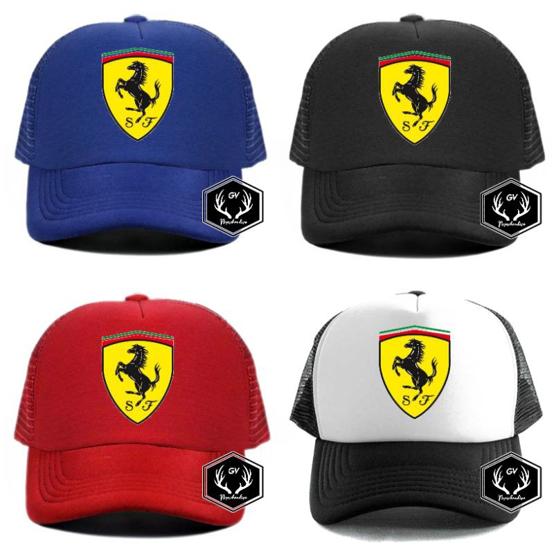 Topi Ferrari - Topi Trucker Ferrari