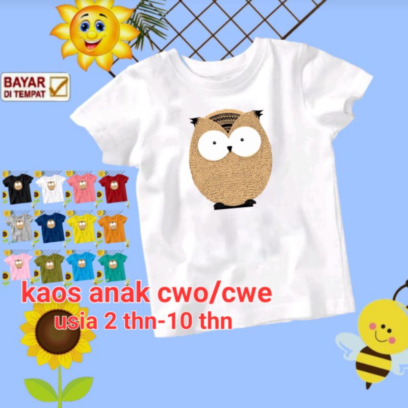KAOS CWO/CWE USIA 2THN-10THN (brung antu bulat)