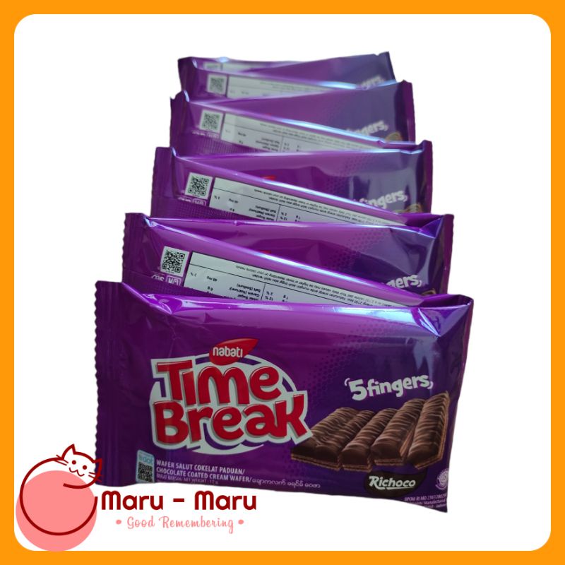 

Nabati Time Break 5 Fingers Renceng isi 10 pack