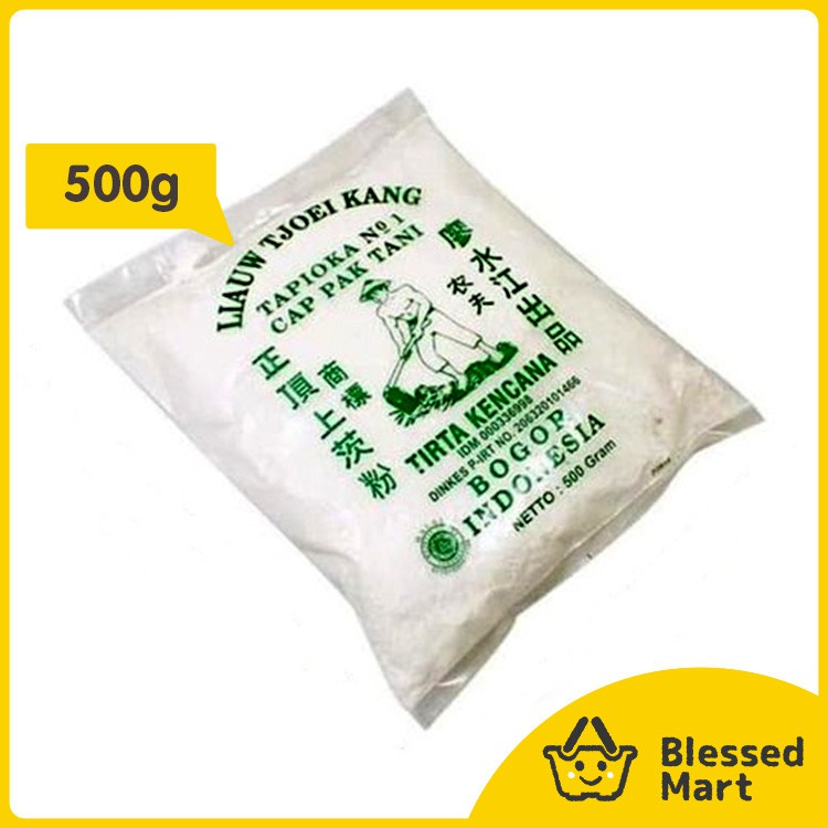 

Sagu Tani Cap Liauw Tjoei Kang / Tepung Tapioka Cap Pak Tani Tirta Kencana 500g