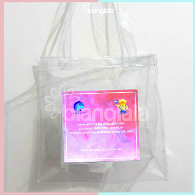 

✨ BISA COD ✨ Tas Mika Transparan Saku