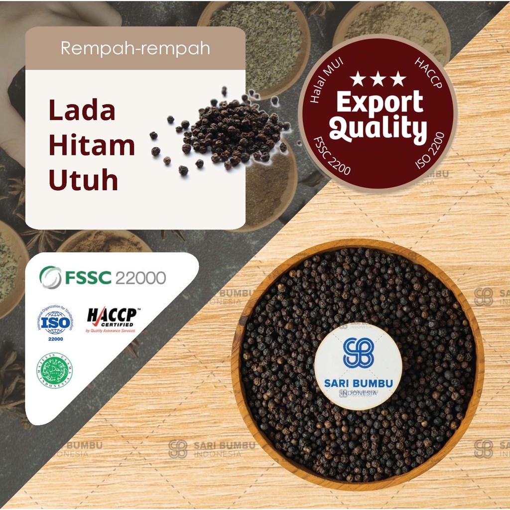 

LADA HITAM UTUH 250 GRAM