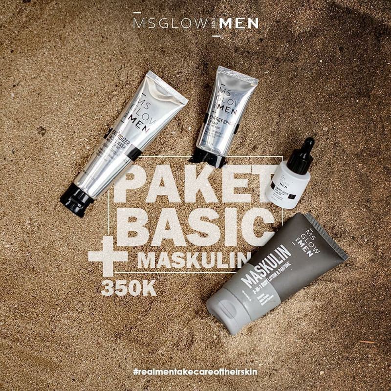 MS GLOW FOR MEN (paket basic + Maskulin)