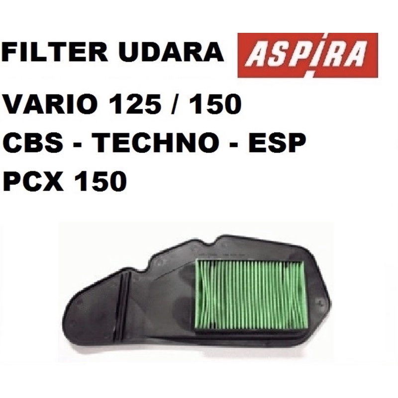 FILTER UDARA HONDA VARIO 125 / 150 ESP / PCX 150 MERK ASPIRA