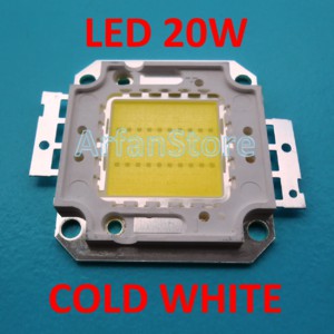 Good Chip LED 20W Cold White HPL Putih High Power Super Terang 2500LM