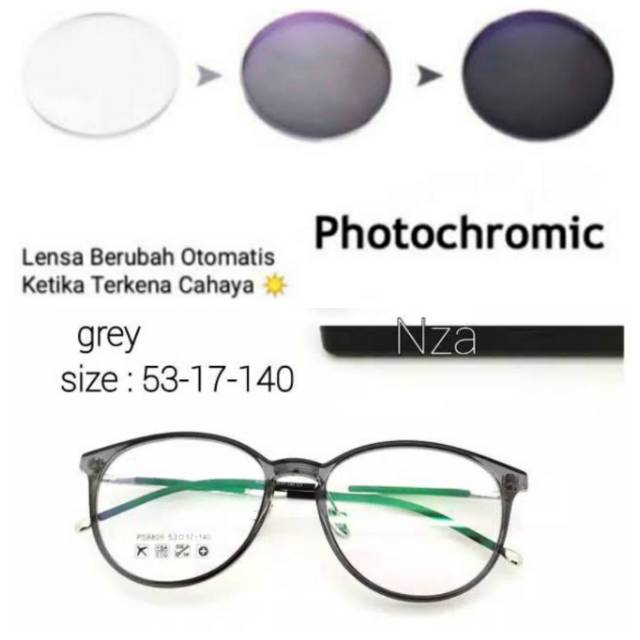 KACAMATA MINUS ANTI UV PHOTOCROMIC, KACA MATA WANITA TRENDY &amp; TERBARU