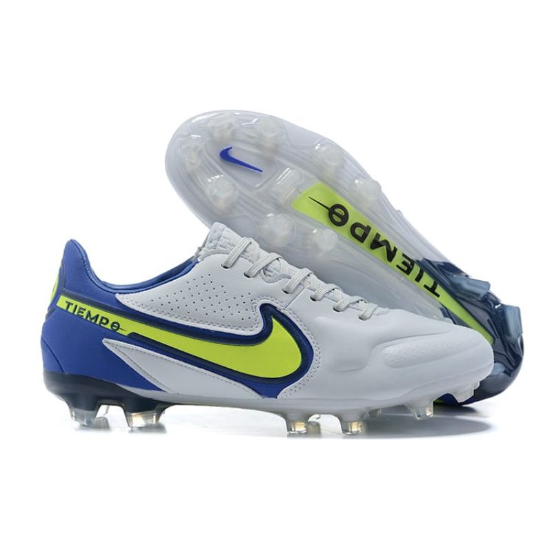 Sepatu Bola Nike Tiempo Legend 9 White Blue