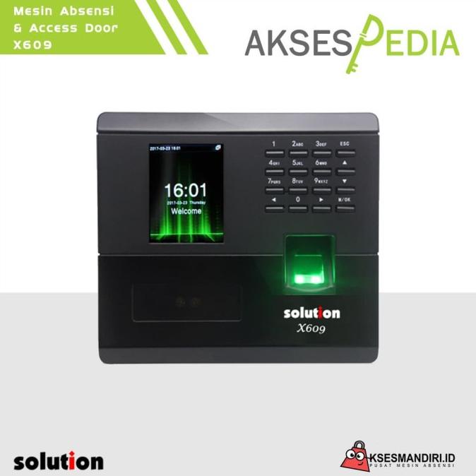 Jual Mesin Absensi Fingerprint Dan Access Door Solution X609 Stock Ada ...