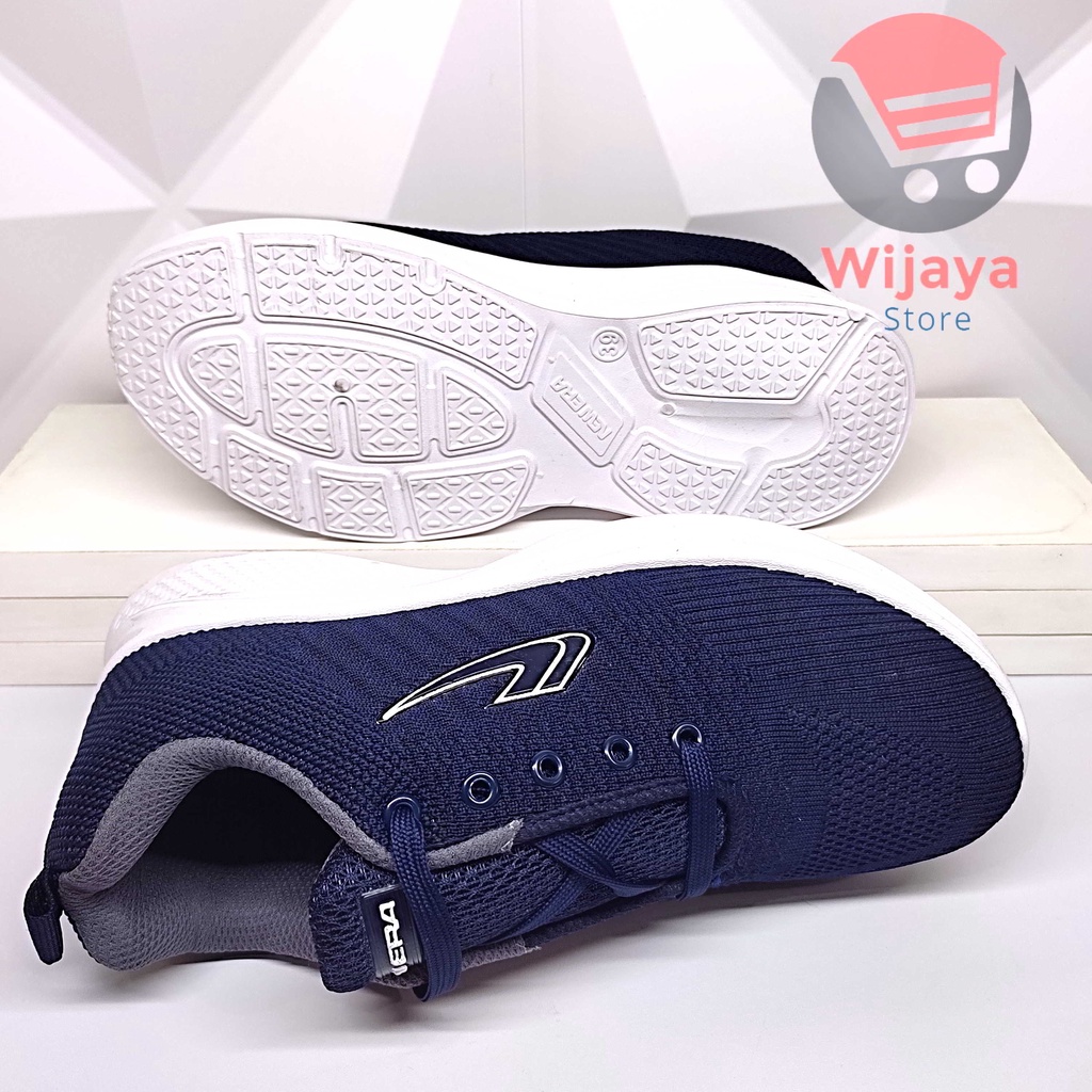 Sepatu Sneaker Pria New Era Original Olahraga Sport Stylish Maskulin Warna Navy Abu ALPHARD AUDI