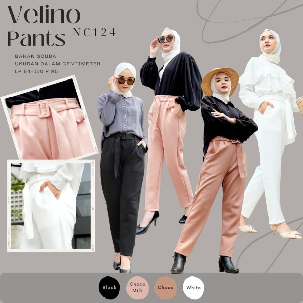 VELINO PANTS / CELANA SCUBA / CELANA KERJA /CELANA MURAH