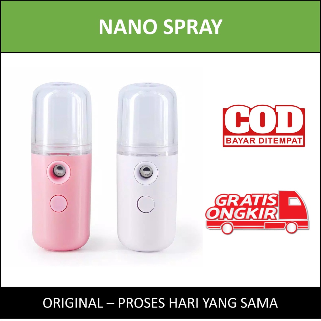 Nano Spray Atomizer Portable Mini Facial Sprayer Hidrometer Multifungsi Spray Wajah