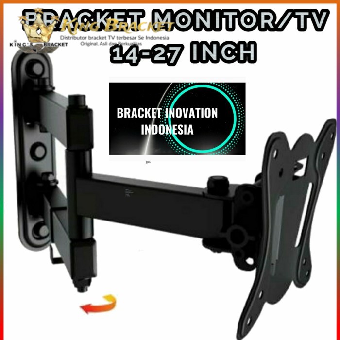 BRACKET/BREKET/BRAKET MONITOR/TV 14 15 17 19 20 22 24 27 inch MAX 30&quot;