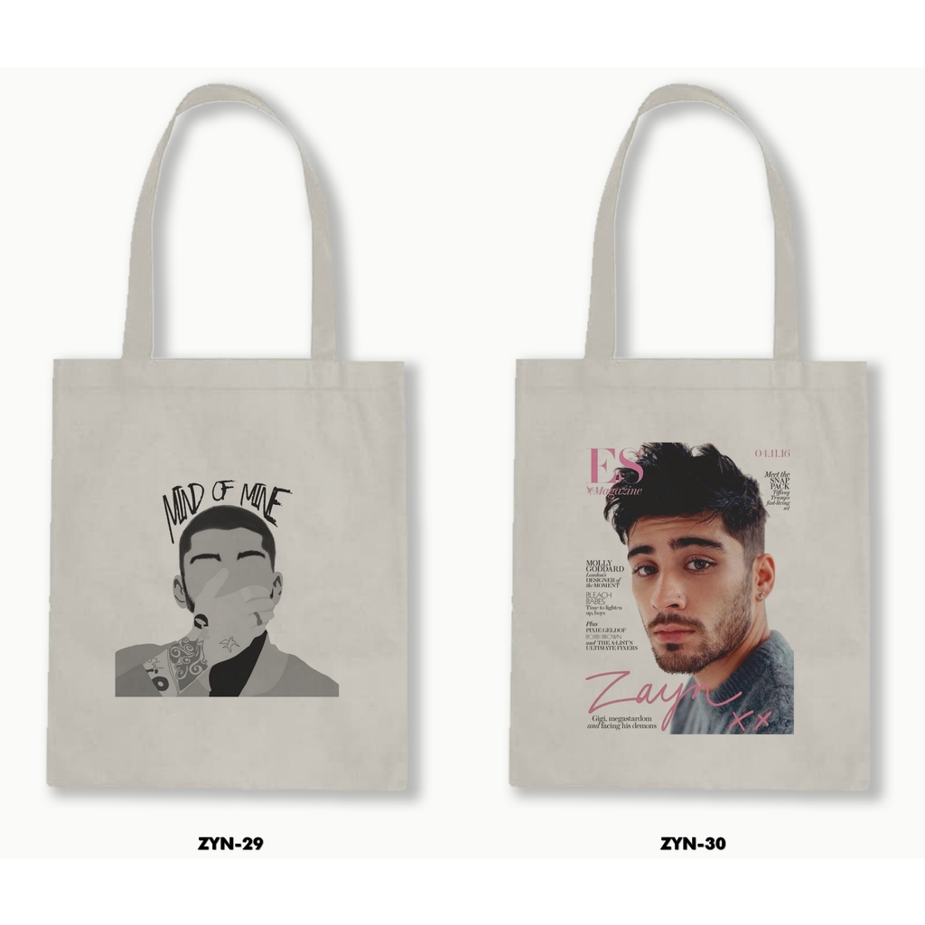 TOTE BAG BLACU - ZAYN MALIK .02