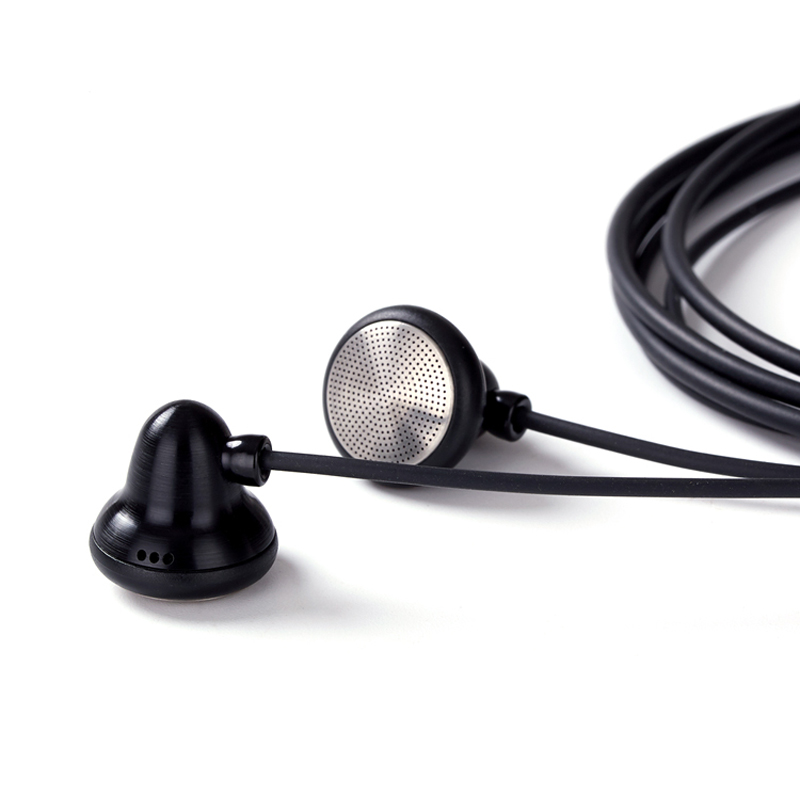 Ksearphone Bell-LB 3.5mm Earphones DJ Bass HIFI Metal Earphones 15mm Dynamic Control Unit Earbud Headset Flat Earplugs