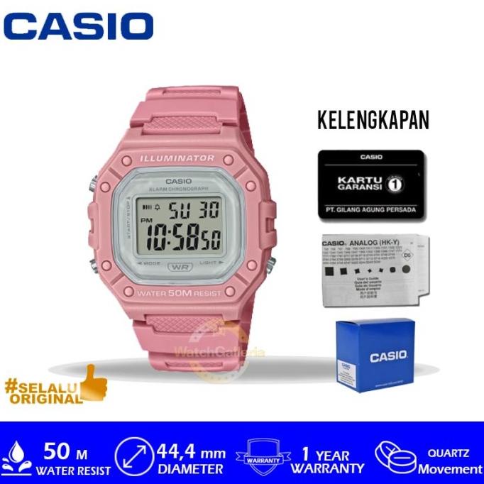 Casio General W-218HC-4AVDF/W-218HC-4AVDF/W-218HC- Original Murah Termurah