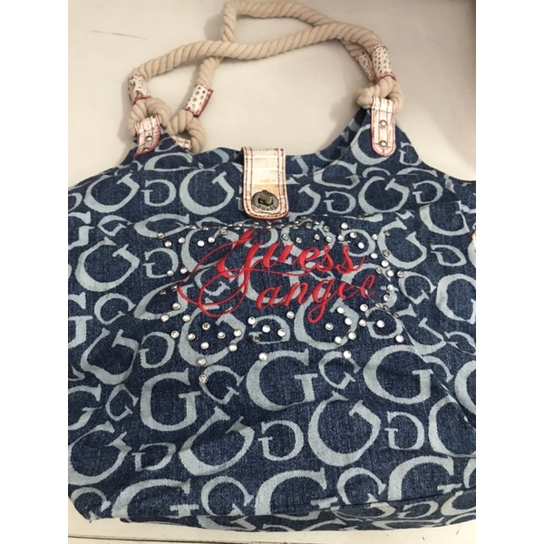 Preloved Tas Guess jeans Handbag Shoulder bag