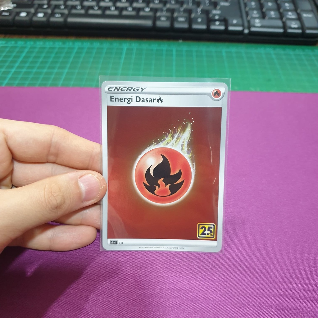 Kartu Pokemon Indonesia - 25th Anniversary Collections  - Energi Dasar