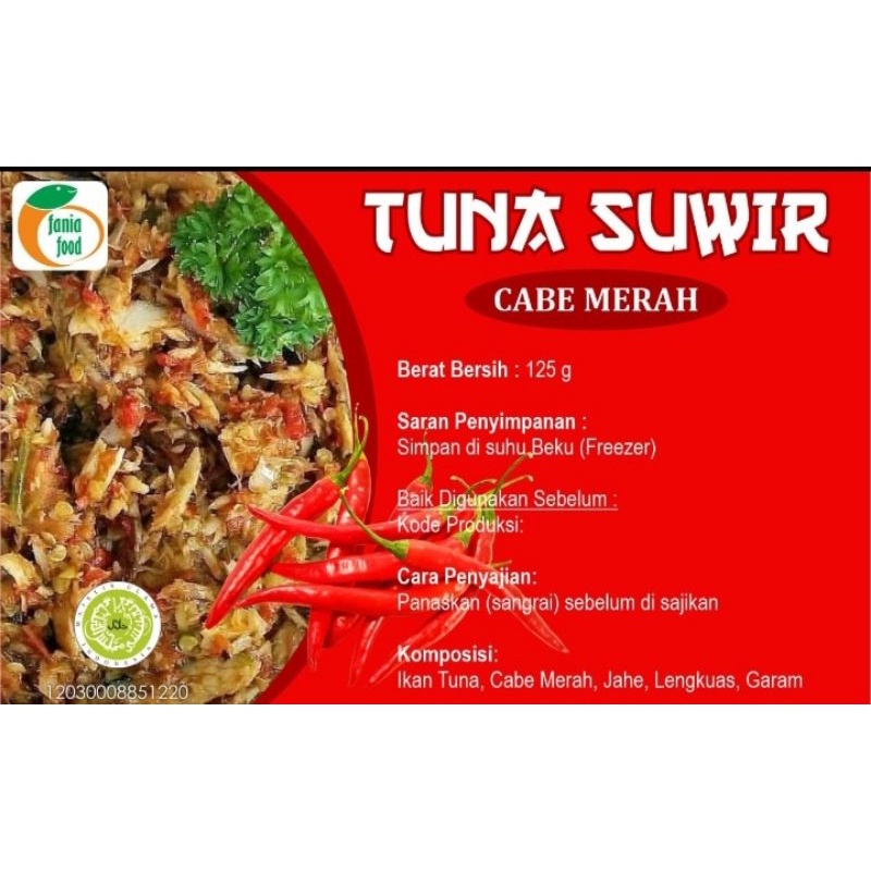 

Tuna Suwir Cabe Merah 125g