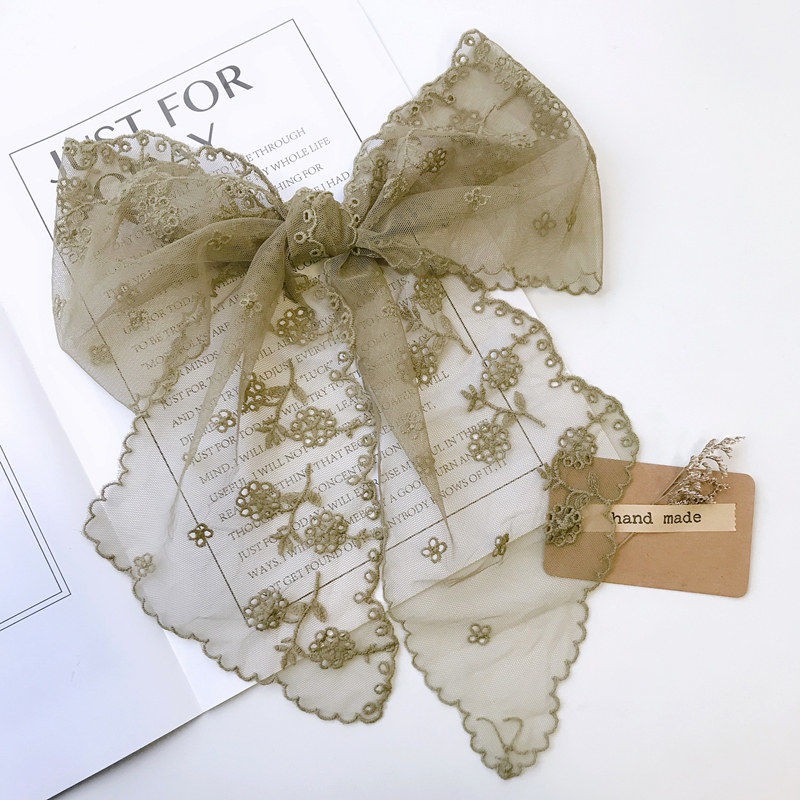 Pita Renda Han Fansen Syal Sutra Ikat Kepala Semua -Cocok dengan hiasan bunga kasa