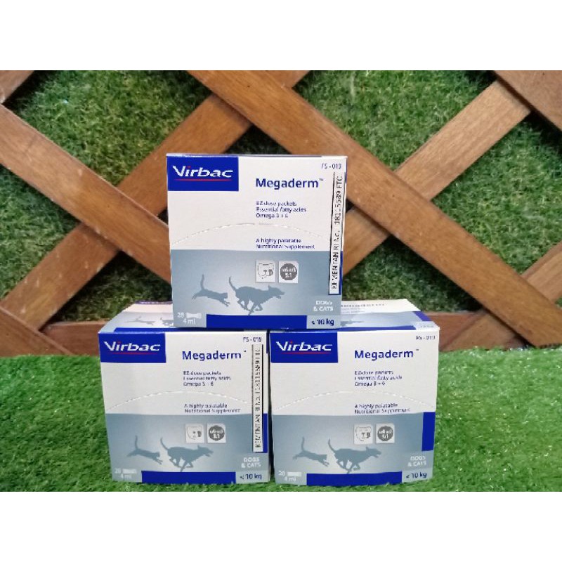 Megaderm Vitamin Bulu Untuk Anjing dan Kucing 4ml/Vitamin Bulu Ecer